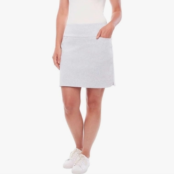 S.C.&CO. Blue And White Marled 360 Tummy Control Outdoor Active Skirt/Skort XL - Picture 1 of 13